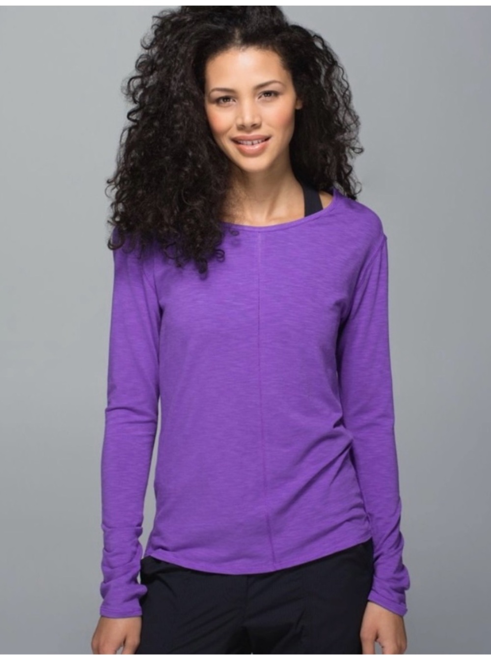 Lululemon Superb Long Sleeve Tee - Iris Flower